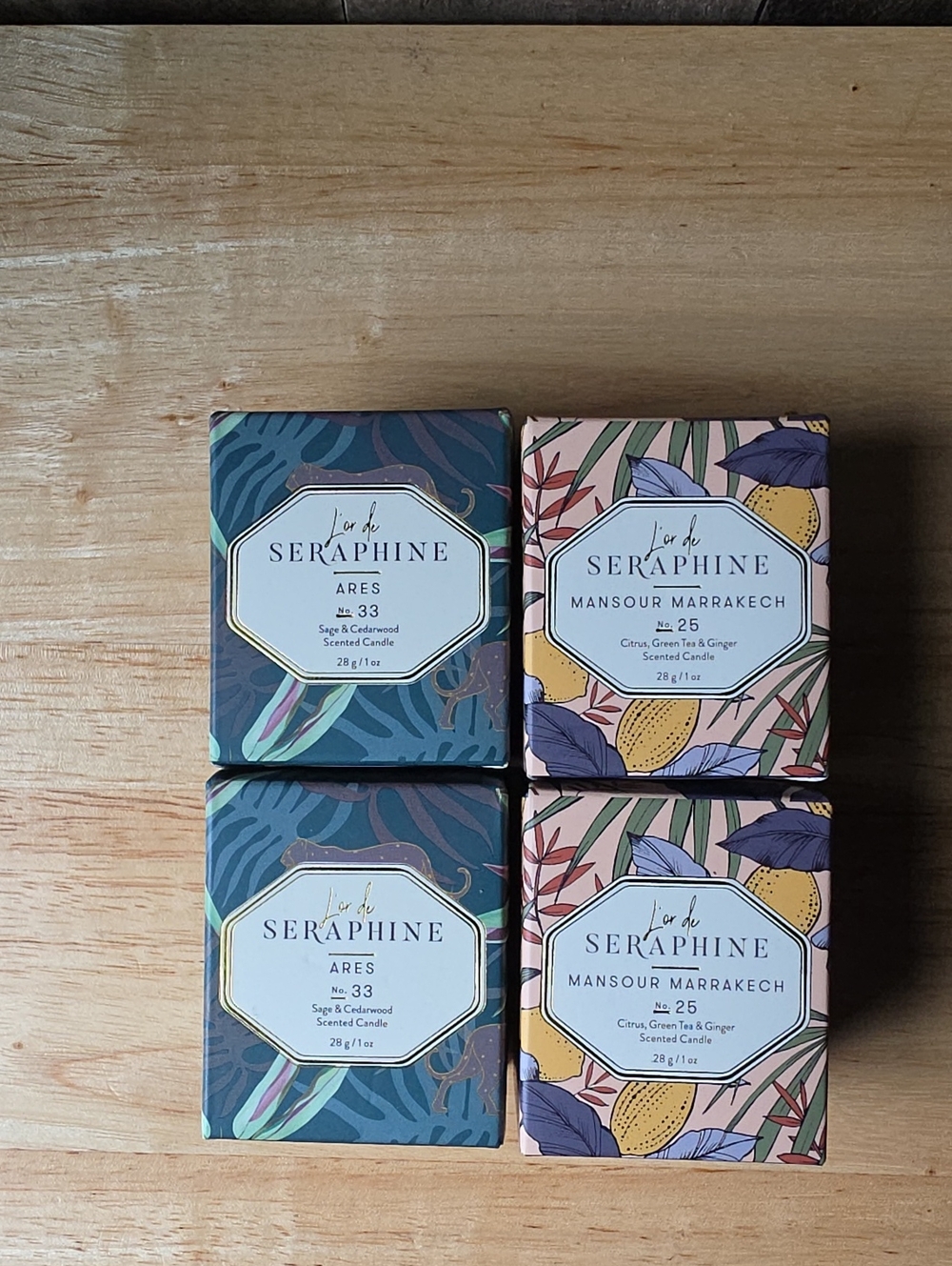 Women’s Scented Candle - Ares Sage & Cedarwood / Mansour Marrakech Citrus
